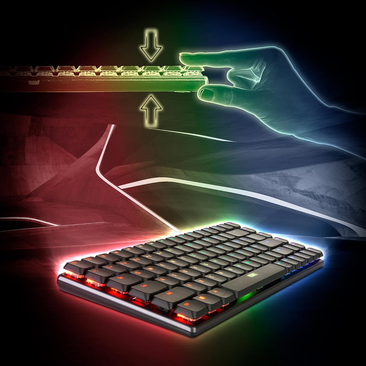 Ultra-thin compact metal body